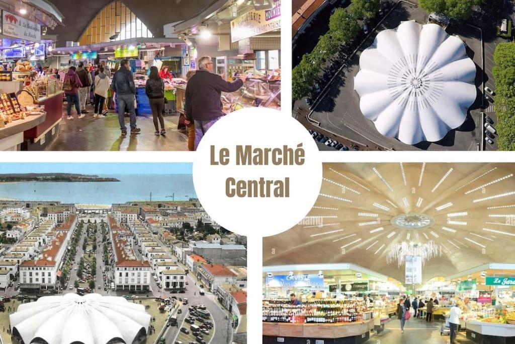 Au Coeur Du Marche, Appartement Confort, Centre-Ville Royan Eksteriør bilde